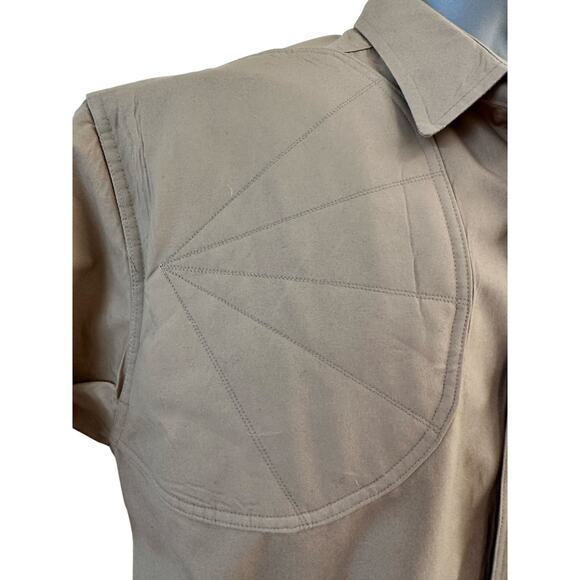 Filson 555 Padded Short Sleeve Heavy 100% Cotton Shooting Shirt Men's Size L - Picture 4 of 9